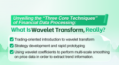 Unveiling the “Three Core Techniques” of Financial Data Processing: What Is Wavelet Transform, Really?