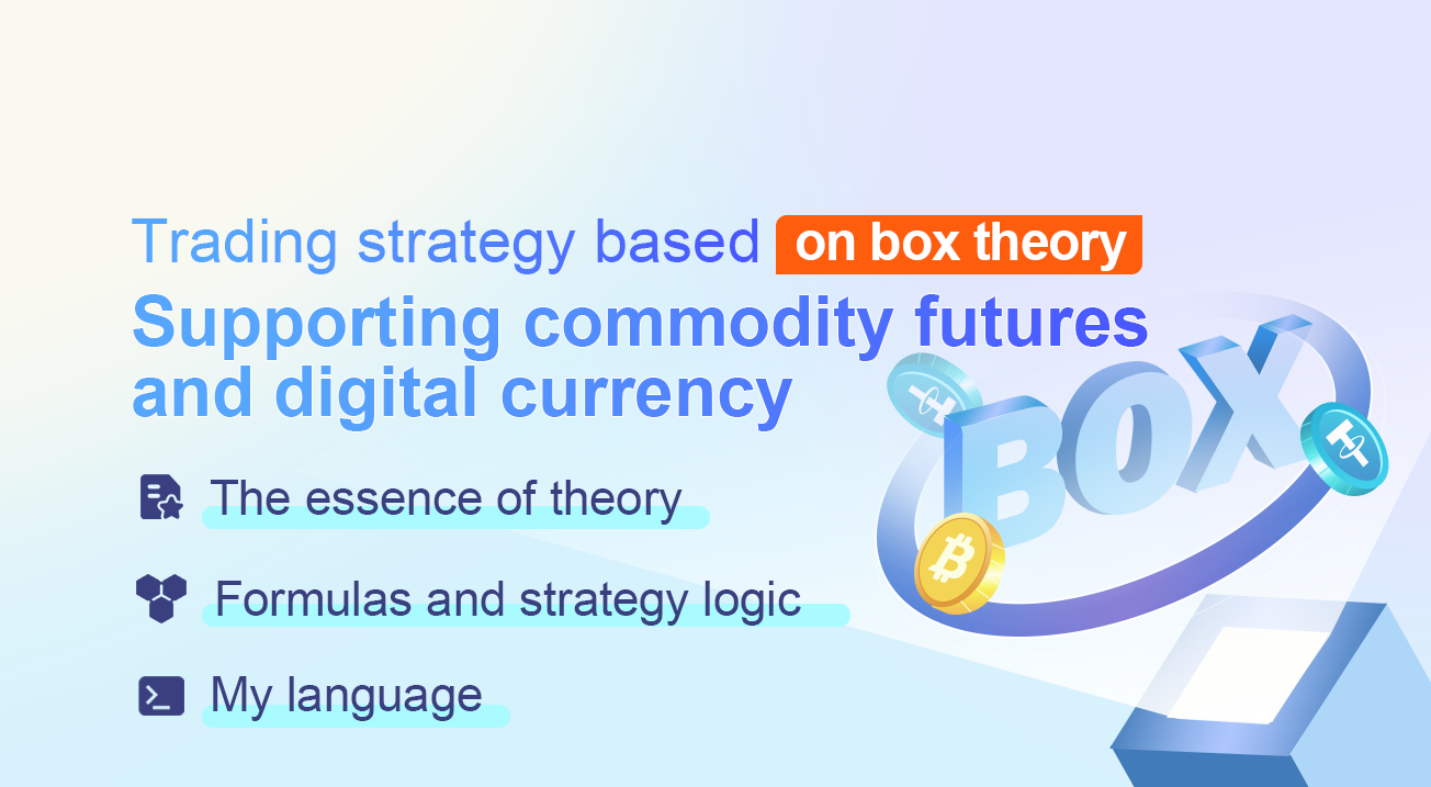 Trading strategy based on box theory, supporting commodity futures and digital currency