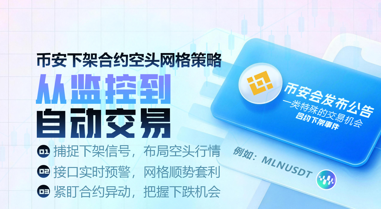 币安下架合约空头网格策略:从监控到自动交易
