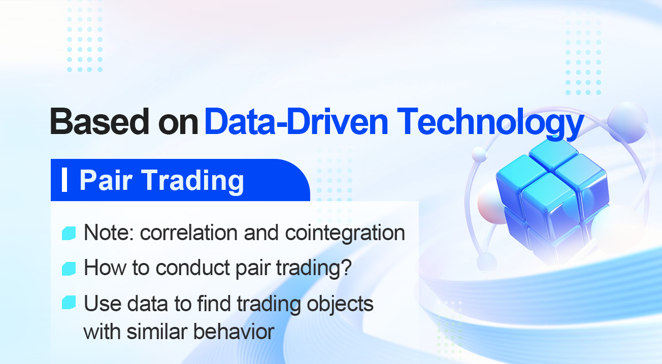 Pair trading based on data-driven technology