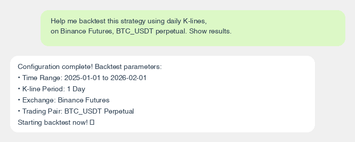 Backtest Setup
