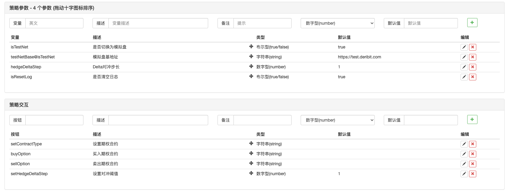 Dynamic Delta Hedging of Deribit Options