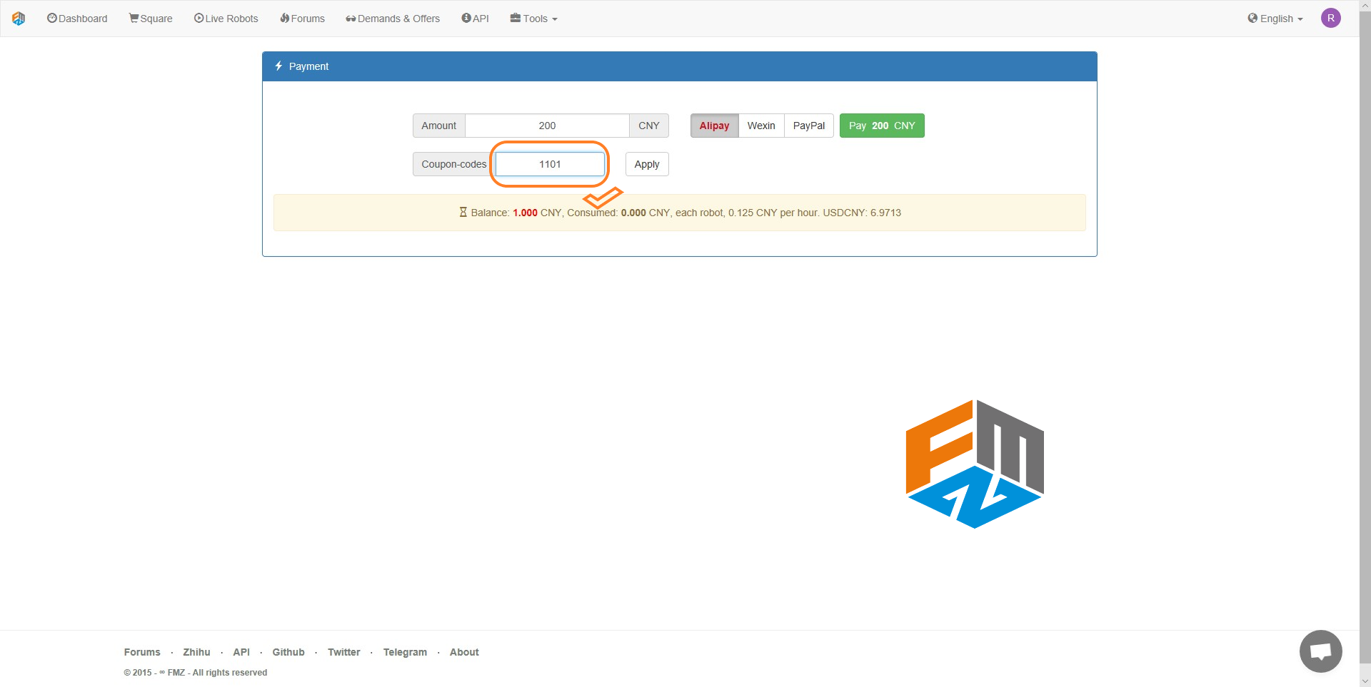Happy Halloween / Coupon-codes for everyone – FMZ Quant Team