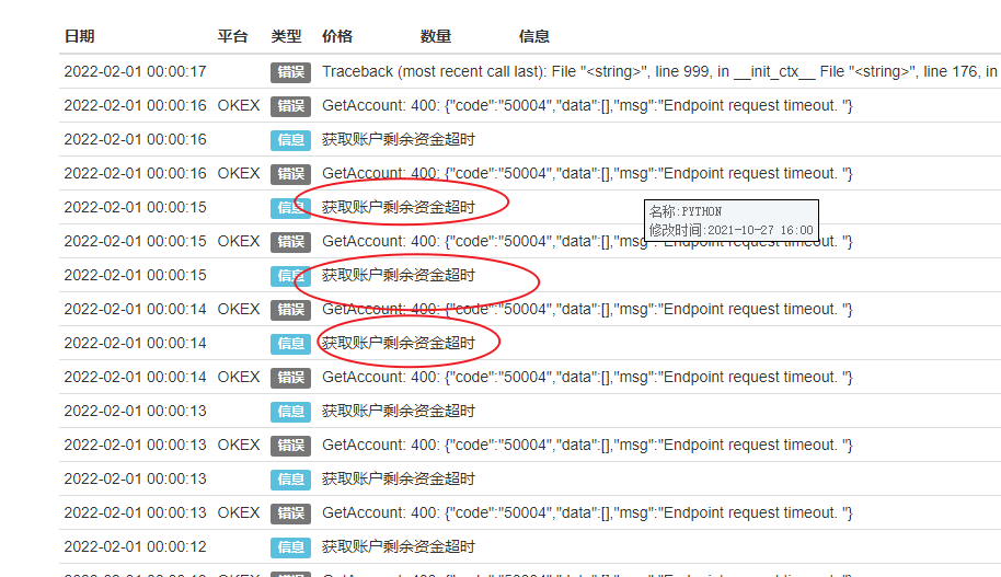 围观策略时发现不少超时，是什么原因？