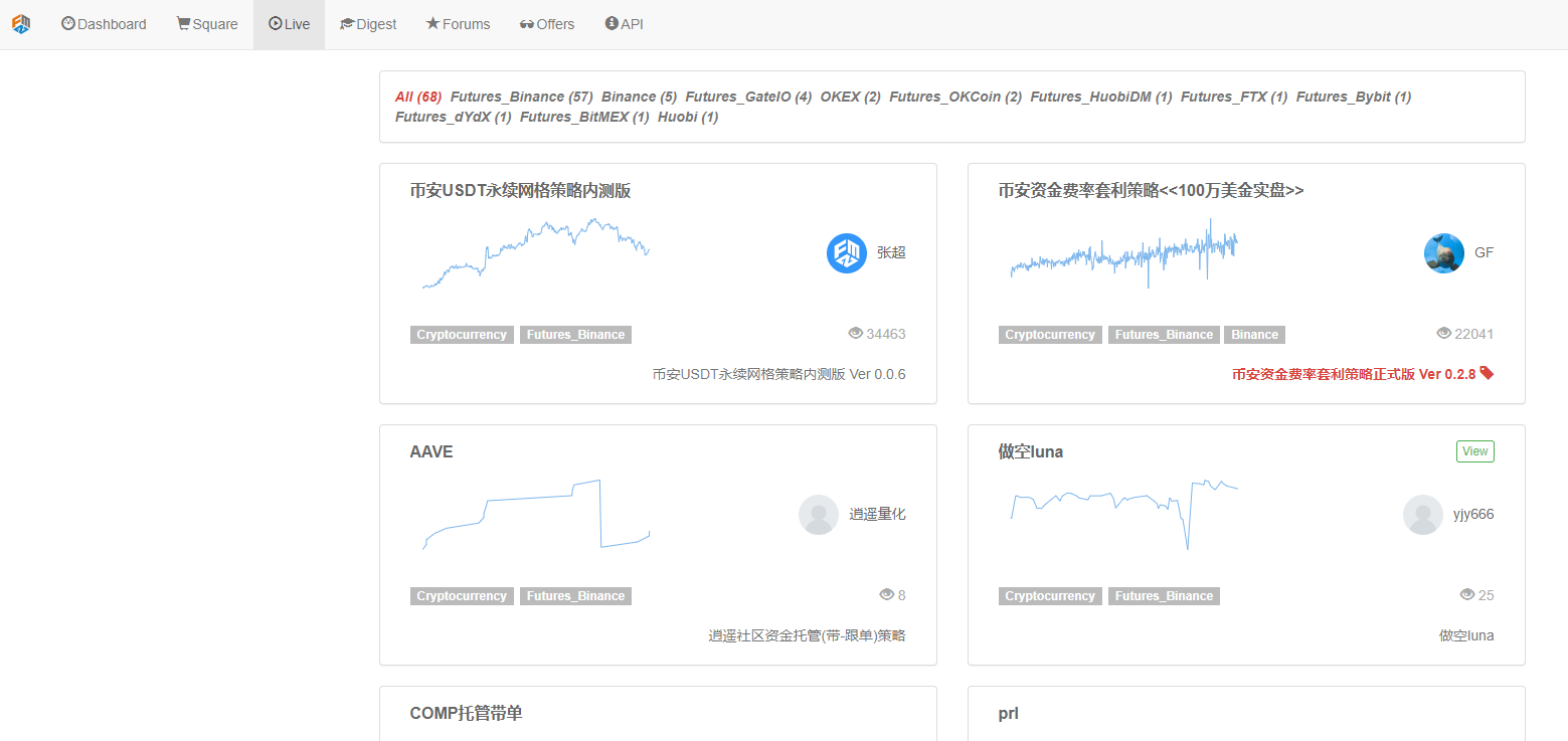 Main Interface Overview and Structure of FMZ Quant Trading Platform
