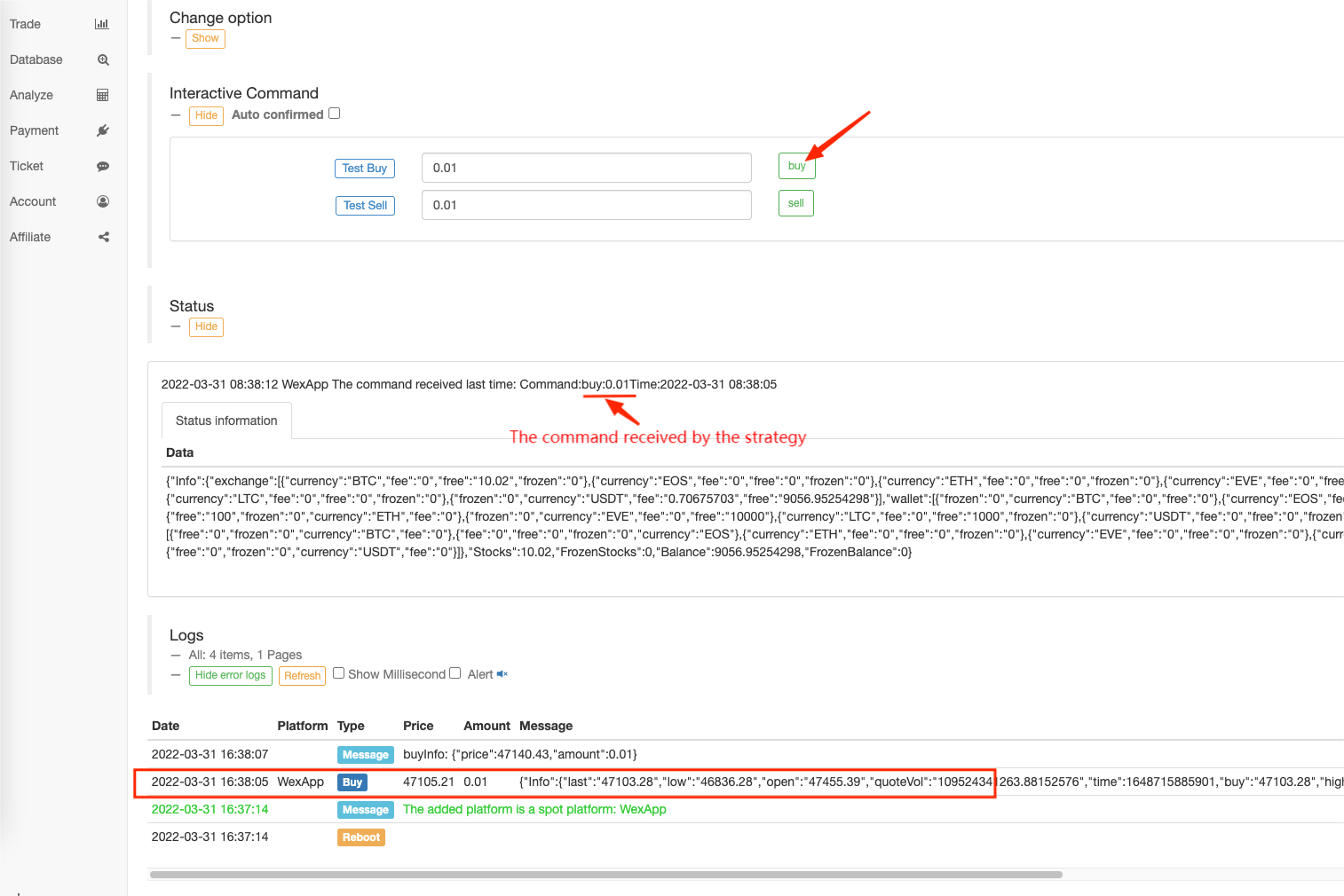 Use the extended API on FMZ Quant to realize “TradingView” alert signal trading