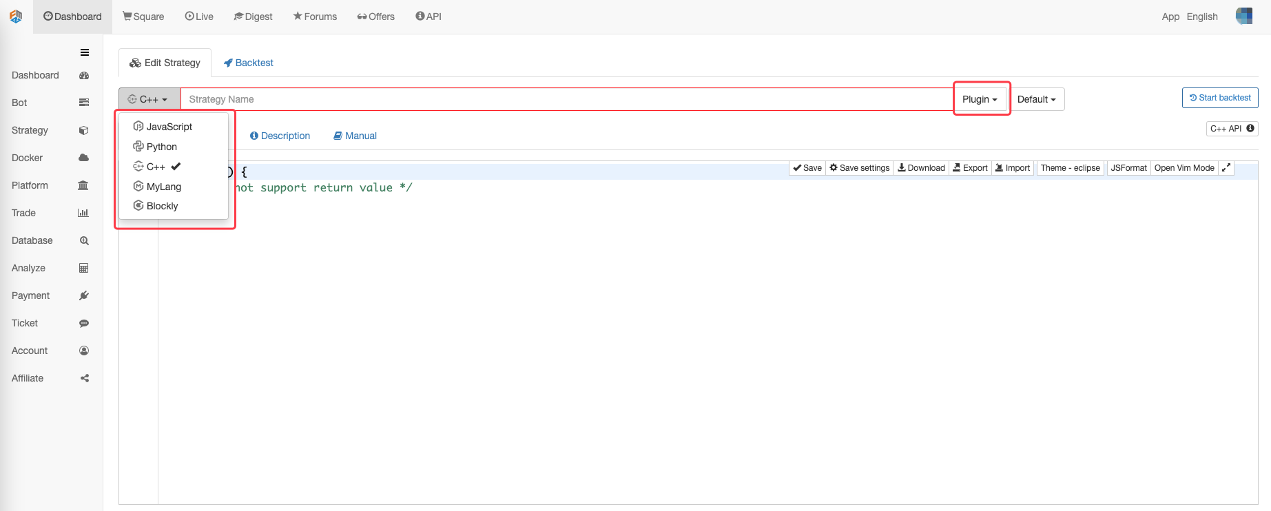 FMZ API Instructions