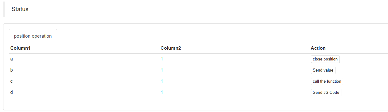 Constructing Interactive Button Functions in the Strategy Status Bar