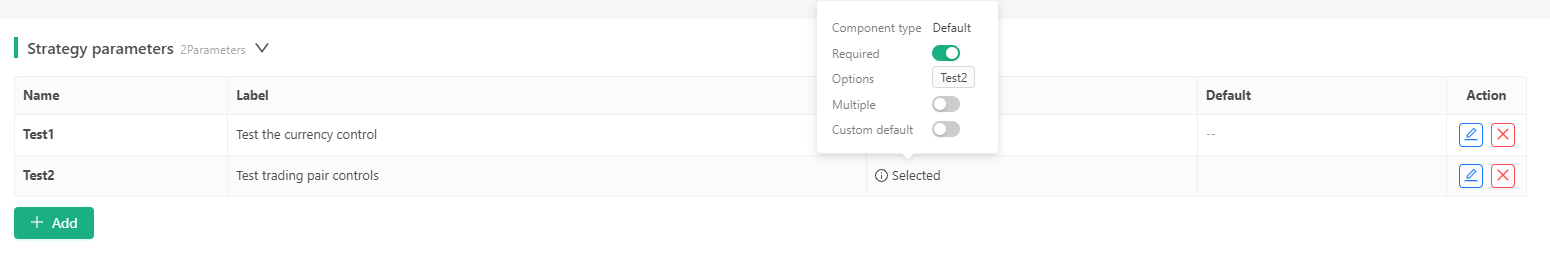 Detailed Explanation of New Features of Strategy Interface Parameters and Interactive Controls