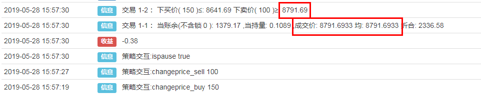 js模拟时计算正确，实盘计算错误