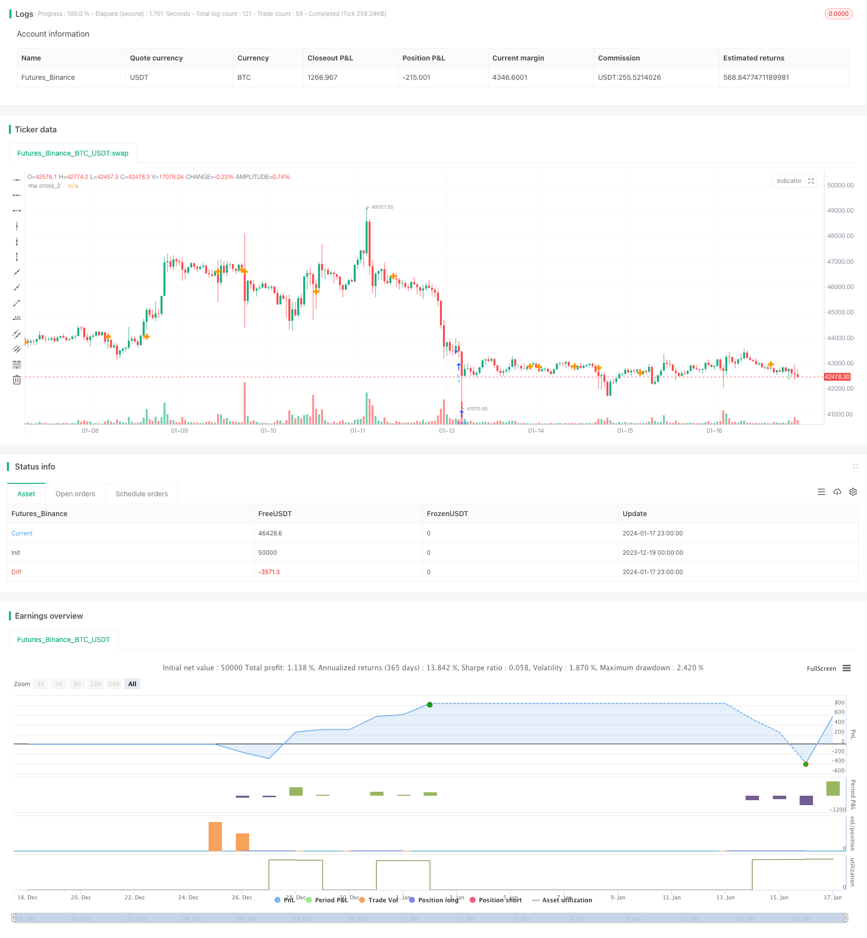 量化高手多维度强力开仓指标策略
