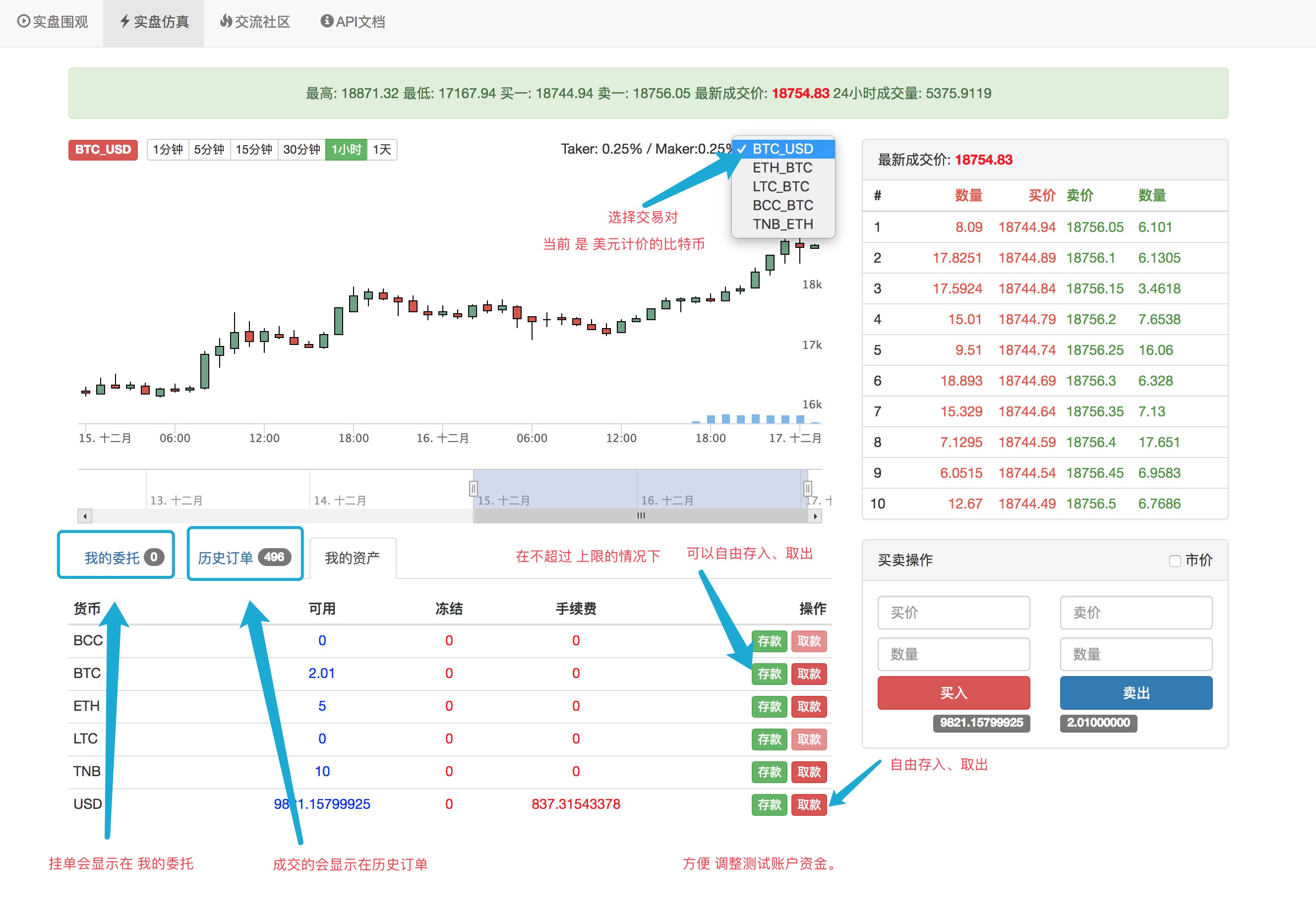 BotVS 模拟盘 使用说明